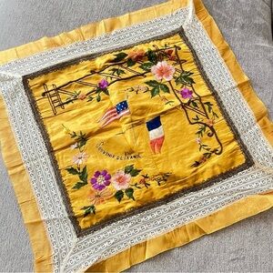 Souvenir of France pillow case.